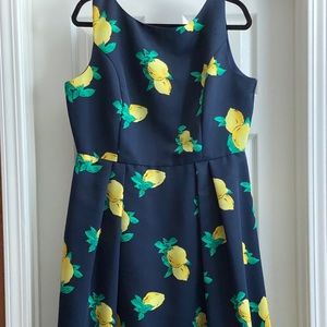 Eva Mendes Lemon Dress with pockets